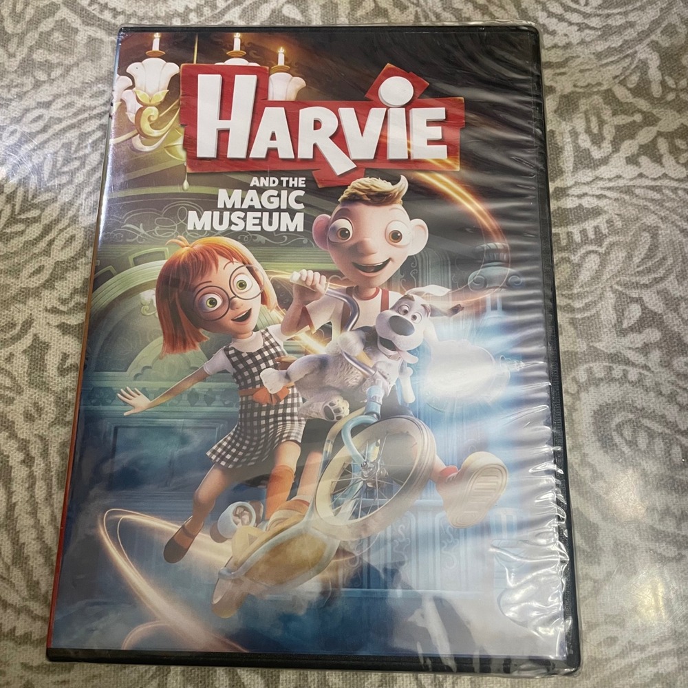 Harvie and the Magic Museum DVD New Sealed Animated Family Movie Widescreen